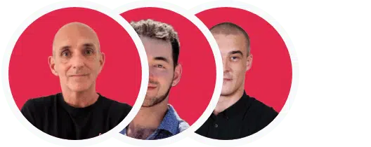 Chris, Michel and Adnan